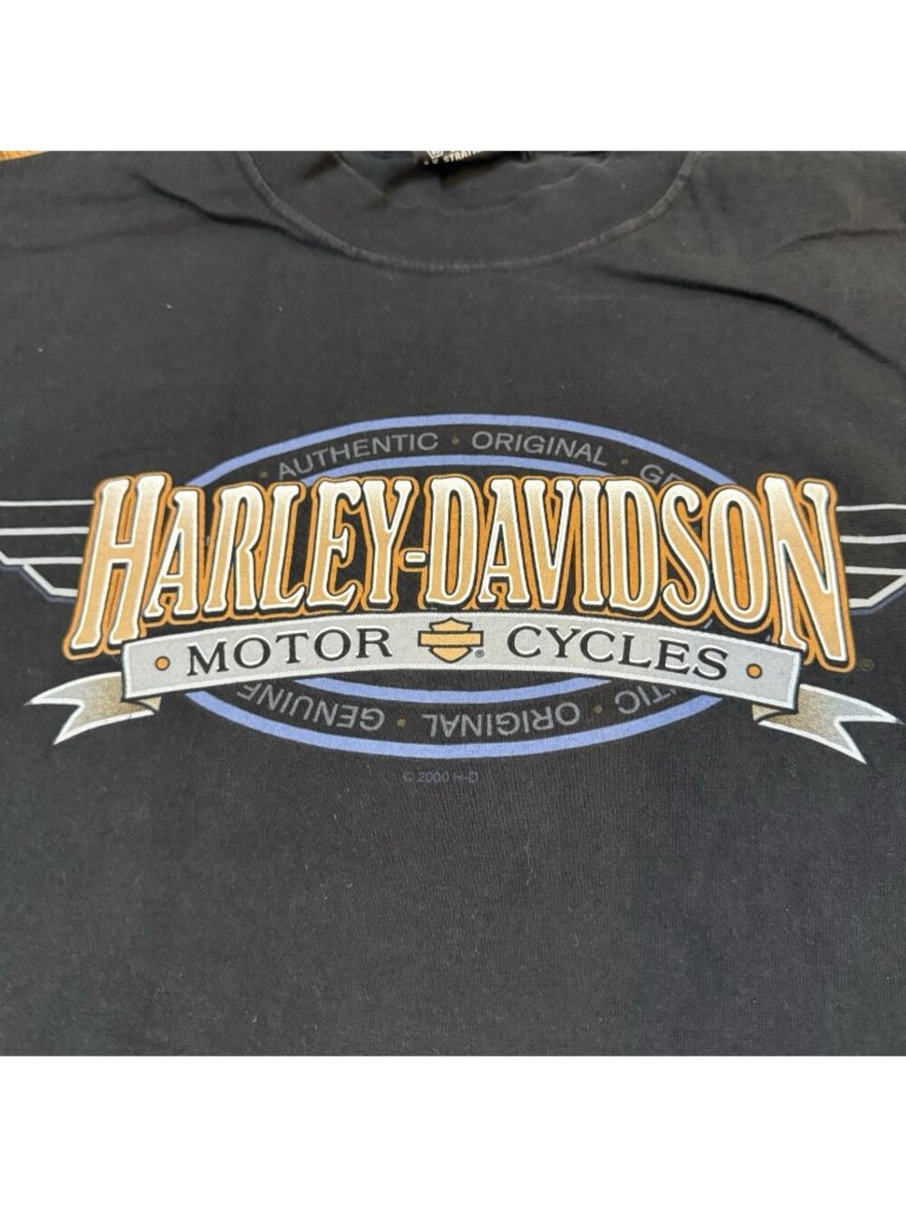 Vintage 2000’s Y2K Harley Davidson Motorcycles Moscow Russia T Shirt Sz‎ XL